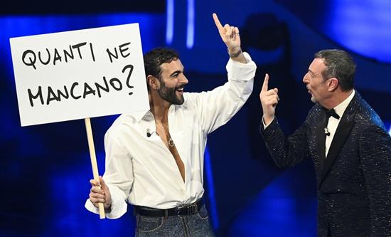 Tuesday, February 6: 74° Festival di Sanremo premiered with a Record of 10.5m viewers and an audience share of 65.1%, peaks of 16m viewers during the first night